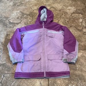 Lands’ End Girls M (10-12) Purple Jacket